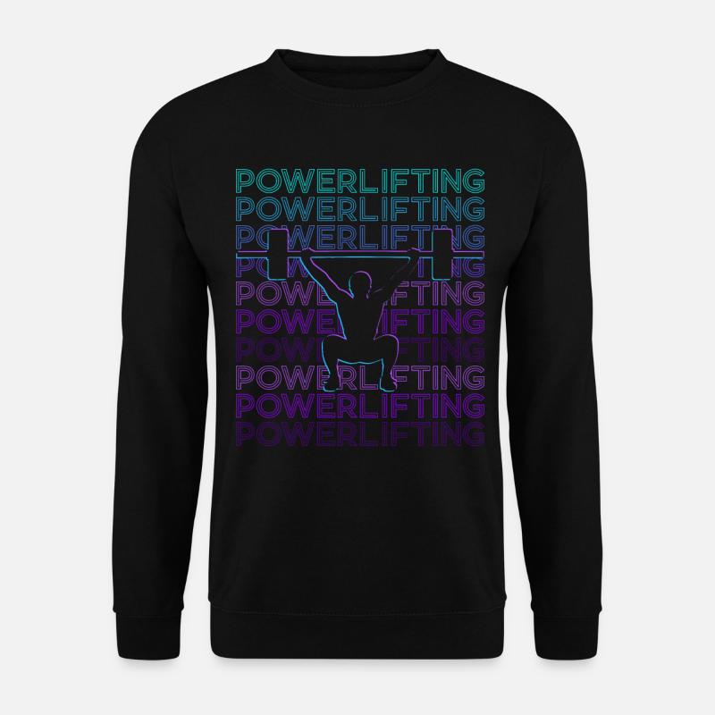 Power Triathlon Powerlifter Retro - Unisex Sweatshirt - black