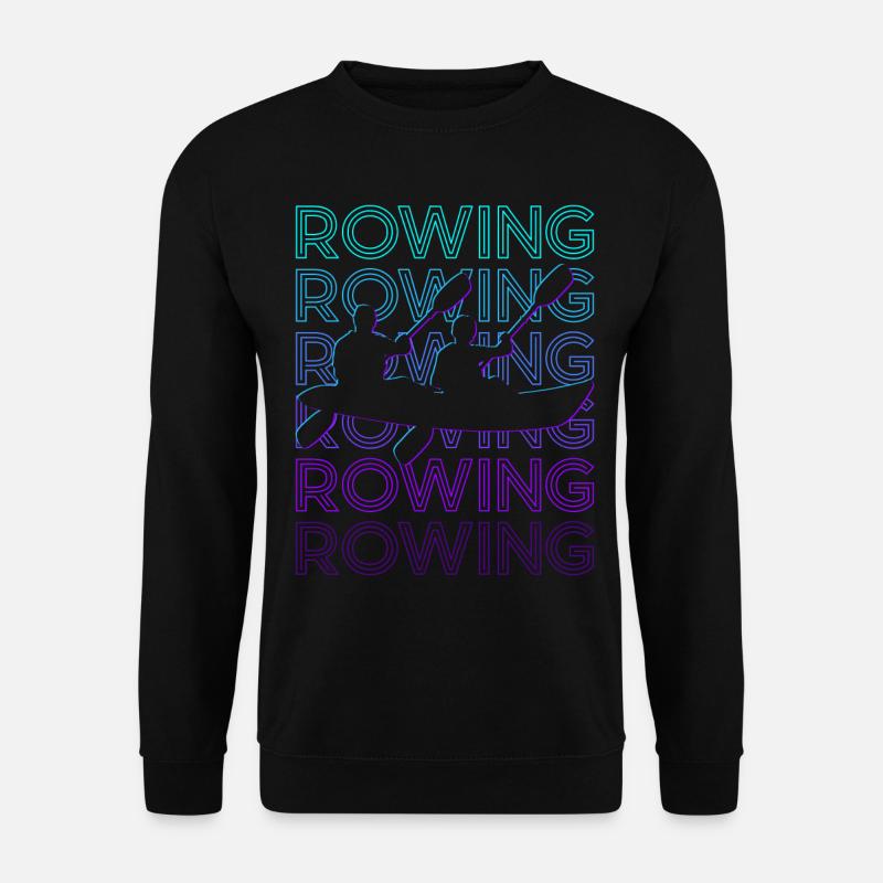 Aviron Rétro - Sweat-shirt Unisexe - noir
