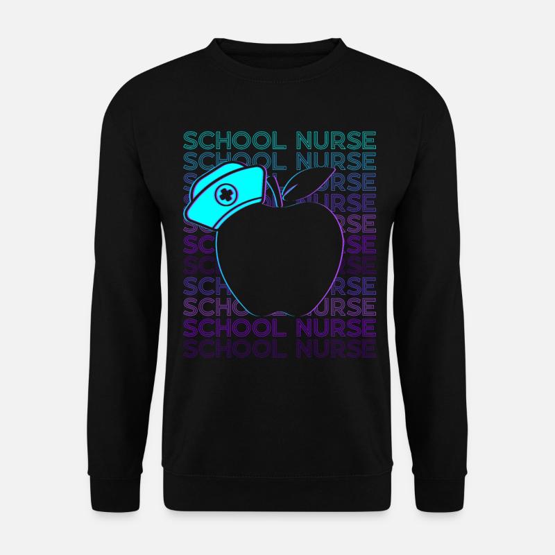 Schulkrankenschwester Retro - Unisex Pullover - Schwarz