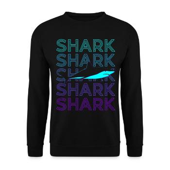 Hai Retro - Unisex Pullover - Schwarz - Vorne - Alina (178cm) & Michal (187cm)