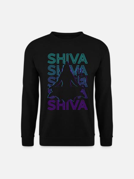 Shiva Hindu-Gott Hindu-Mythologie Antike Hindu - Unisex Pullover - Schwarz