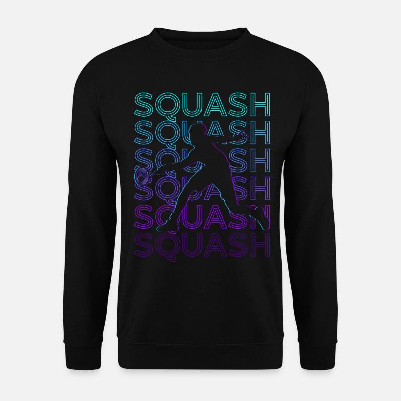 Squash Player Retro - Unisex Sweatshirt - black
