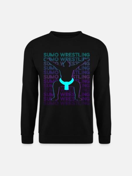 Sumo-Ringen Sumo-Ringer Japanischer Ringer - Unisex Pullover - Schwarz