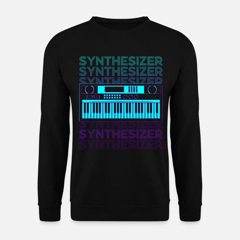 Synthesizer Retro - Unisex Sweatshirt - black