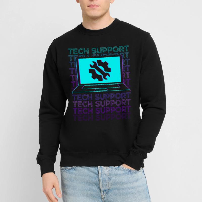 Support technique Support technique Sweat-shirt Unisexe