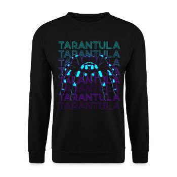 Vogelspinne Retro - Unisex Pullover - Schwarz - Vorne - Alina (178cm) & Michal (187cm)