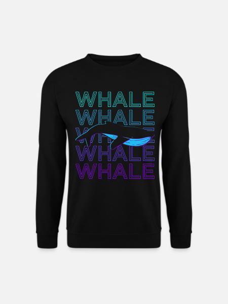 Retro-Wal - Unisex Pullover - Schwarz