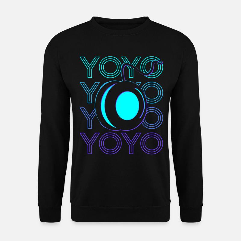 Yoyo Player Retro - Unisex Sweatshirt - black