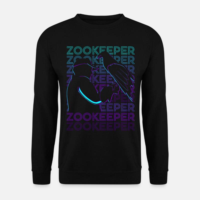 Zookeeper Zookeeper Retro - Unisex Sweatshirt - black