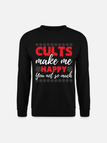 Funny Cult Occult - Unisex Sweatshirt - black