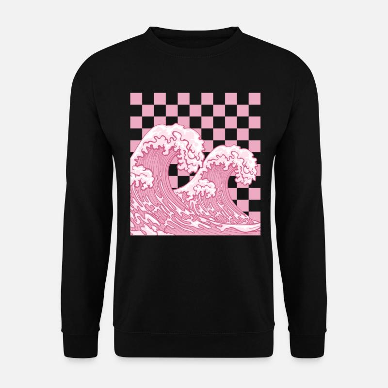 Danish Pastel Aesthetic Japanese - Unisex Sweatshirt - black