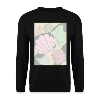 Coque esthétique pastel danoise - Sweat-shirt Unisexe - noir - Devant - Alina (178cm) & Michal (187cm)