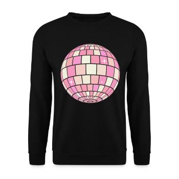 Bal Disco Esthétique Pastel Danois - Sweat-shirt Unisexe - noir - Devant - Alina (178cm) & Michal (187cm)