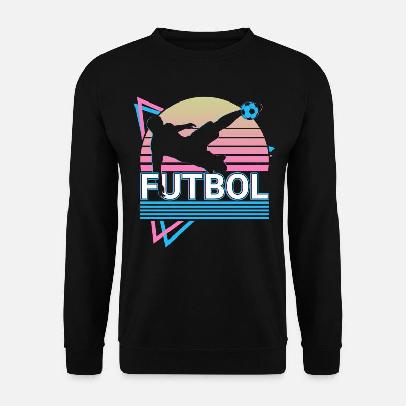 Futbol Retro - Unisex Pullover - Schwarz