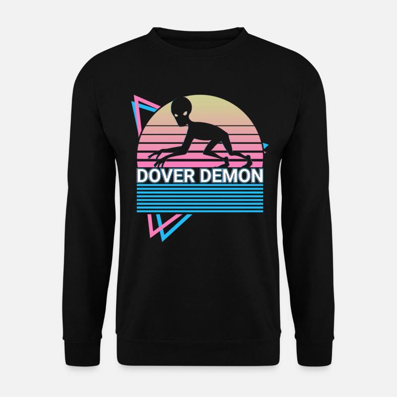 Dover Demon Cryptozoology Retro - Unisex Sweatshirt - black