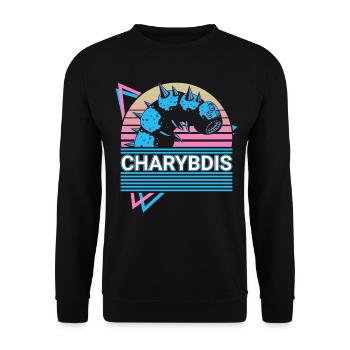 Charybdis Greek Mythology Ancient Sea Monster - Unisex Sweatshirt - black - Front - Alina (178cm) & Michal (187cm)