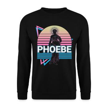 Phoebe Titan Déesse Mythologie grecque antique - Sweat-shirt Unisexe - noir - Devant - Alina (178cm) & Michal (187cm)