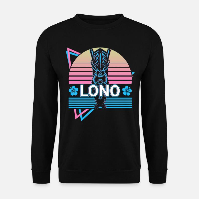 Lono Hawaiianischer Gott Alte Hawaiianische Mythol - Unisex Pullover - Schwarz