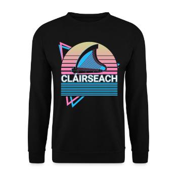 Keltische Harfe Irische Clairseach Irische Mytholo - Unisex Pullover - Schwarz - Vorne - Alina (178cm) & Michal (187cm)