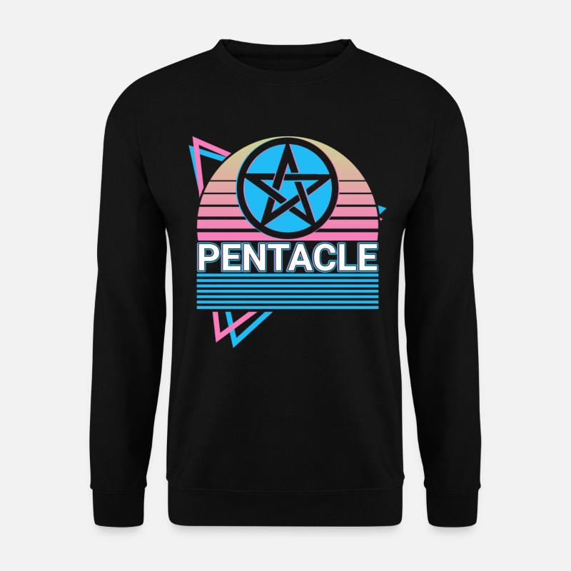 Pentagramm Nordisches Symbol Nordisches Symbol Hei - Unisex Pullover - Schwarz