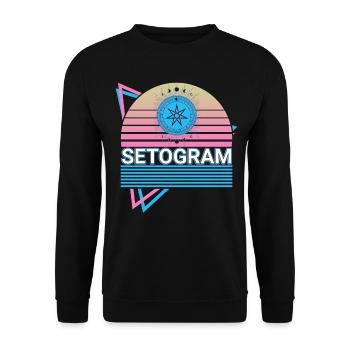 Setogram Fairy Star Wicca Wiccan Magick Witchcraft - Unisex Sweatshirt - black - Front - Alina (178cm) & Michal (187cm)