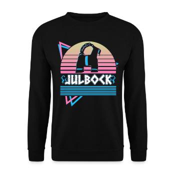 Julbock Chèvre de Noël Nordic-Nordic Mytholo - Sweat-shirt Unisexe - noir - Devant - Alina (178cm) & Michal (187cm)