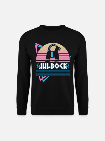 Julbock Weihnachtsziege Nordisch-Nordische Mytholo - Unisex Pullover - Schwarz