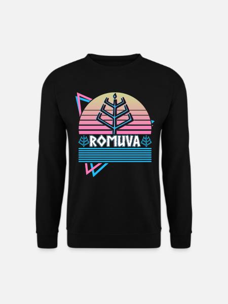 Romuva Symbol Baltic Paganism Pagan Reli - Unisex Sweatshirt - black
