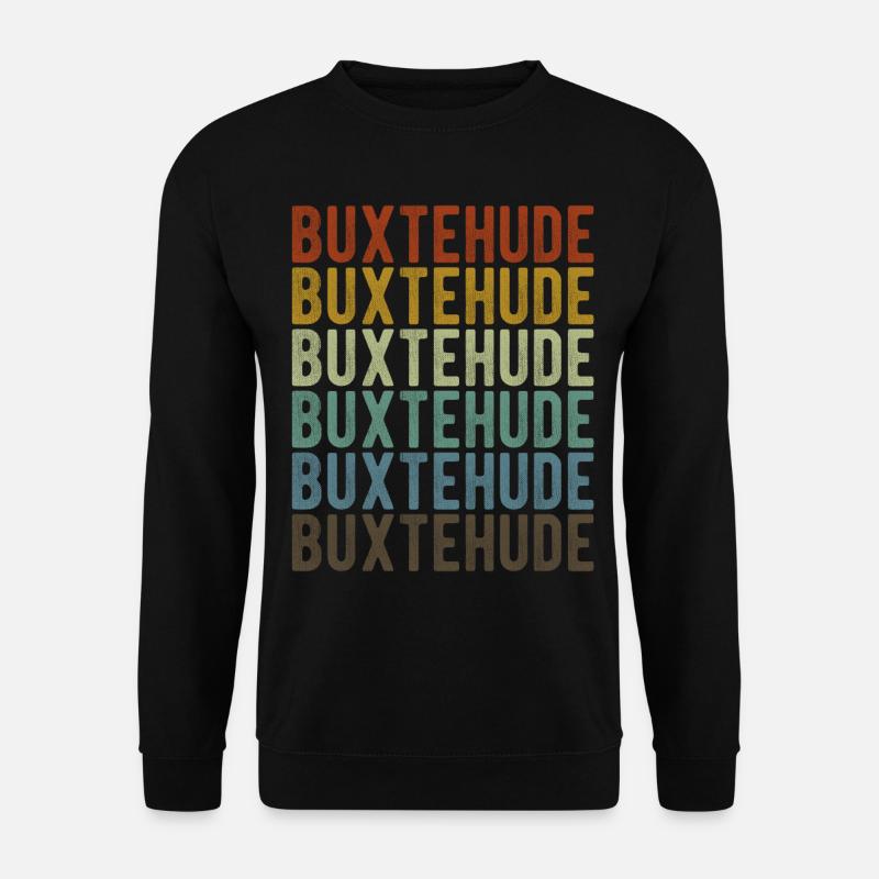 Buxtehude Stadt Retro Vintage - Unisex Pullover - Schwarz