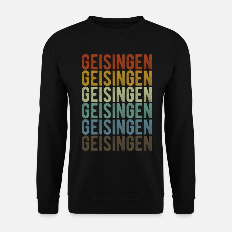 Geisingen Stadt Retro Vintage - Unisex Pullover - Schwarz