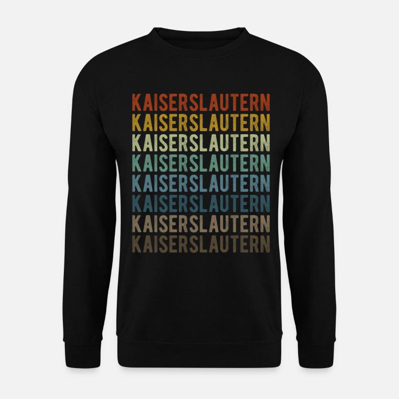 Kaiserslautern Stadt Retro Vintage - Unisex Pullover - Schwarz