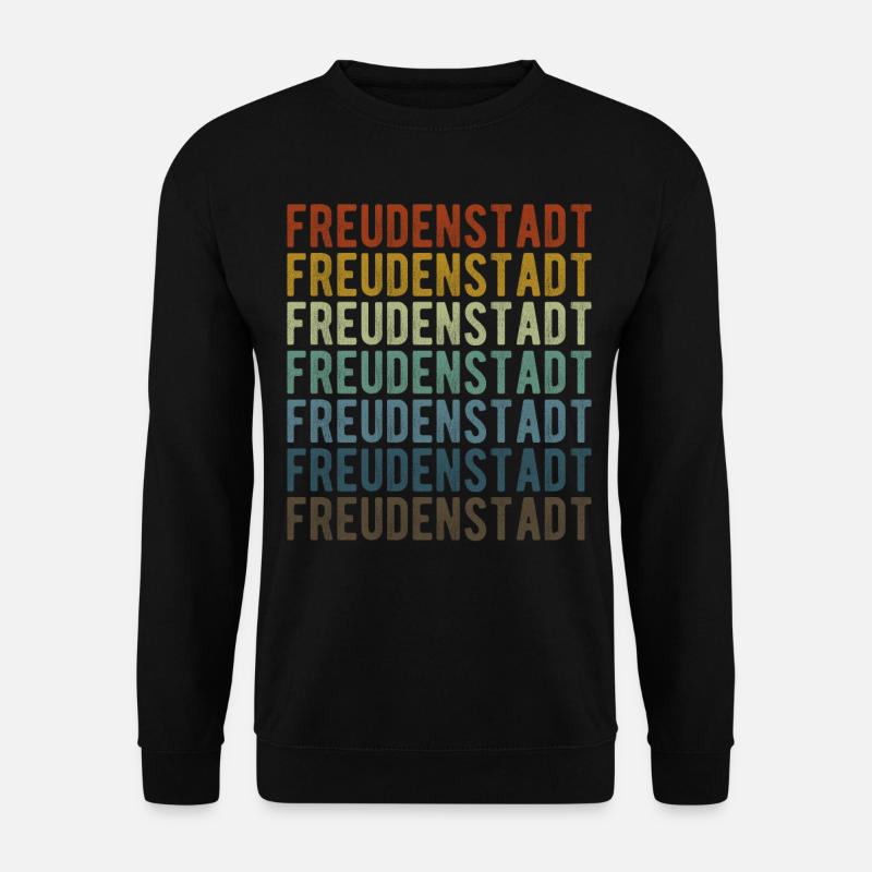 Freudenstadt Stadt Retro Vintage - Unisex Pullover - Schwarz