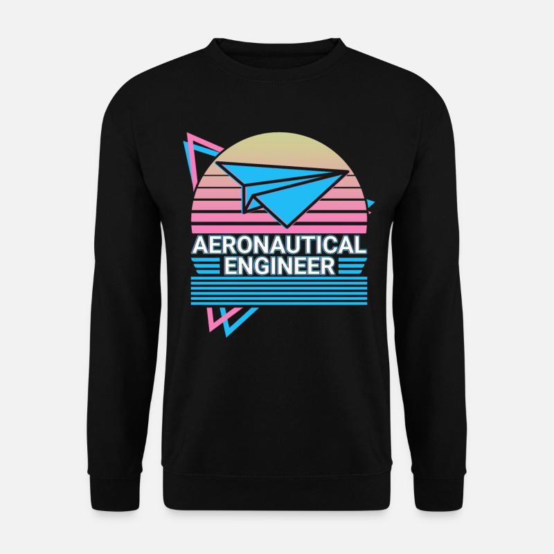 Ingenieur für Luftfahrttechnik Luftfahrttechnik - Unisex Pullover - Schwarz