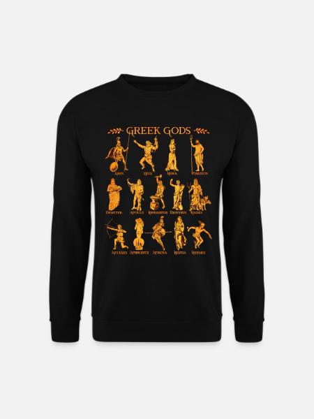 Gods of Greek mythology - Unisex Sweatshirt - black