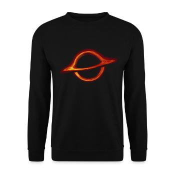 Schwarzes Loch - Unisex Pullover - Schwarz - Vorne - Alina (178cm) & Michal (187cm)