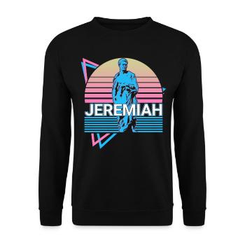 Jeremiah Hebrew prophet weeping prophet jüdi - Unisex Sweatshirt - black - Front - Alina (178cm) & Michal (187cm)