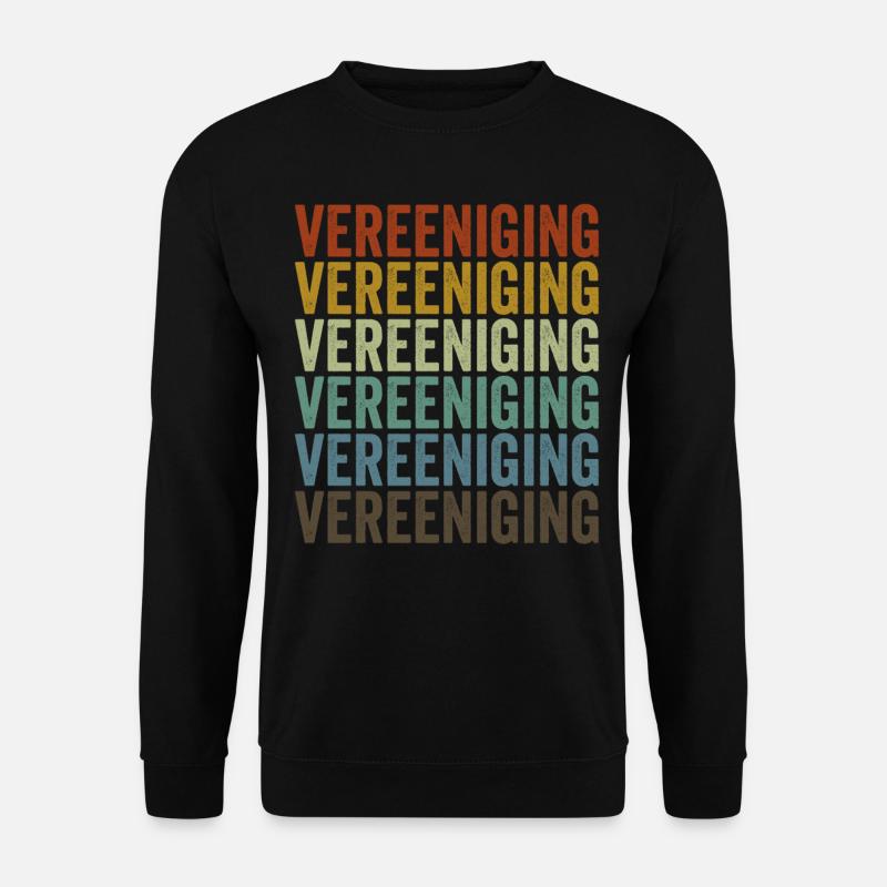 Vereeniging Südafrika Retro Vintage - Unisex Pullover - Schwarz