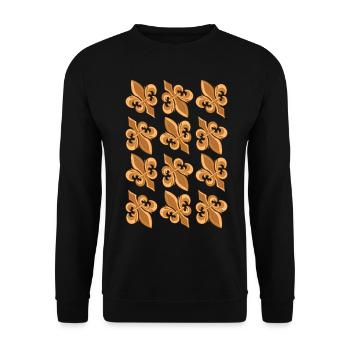 Baroque Aesthetic Symbol Dark Academia - Unisex Sweatshirt - black - Front - Alina (178cm) & Michal (187cm)