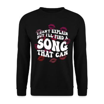 Coquette Esthétique Centre-ville - Sweat-shirt Unisexe - noir - Devant - Alina (178cm) & Michal (187cm)