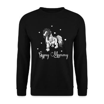 Amoureux des chevaux - Gypsy Mommy - Sweat-shirt Unisexe - noir - Devant - Alina (178cm) & Michal (187cm)