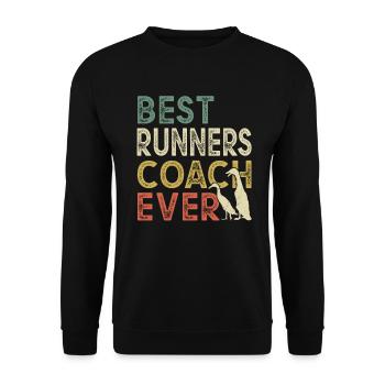 Laufenten Laufenten Laufentencoach Éleveur de canards - Sweat-shirt Unisexe - noir - Devant - Alina (178cm) & Michal (187cm)