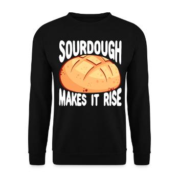 Drôle de boulanger - Sweat-shirt Unisexe - noir - Devant - Alina (178cm) & Michal (187cm)