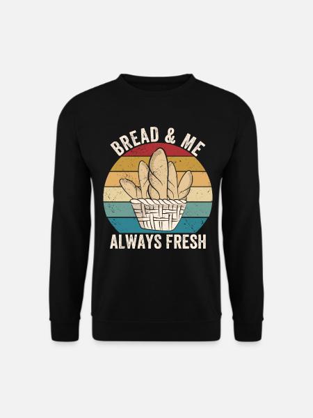 Funny bread baker - Unisex Sweatshirt - black