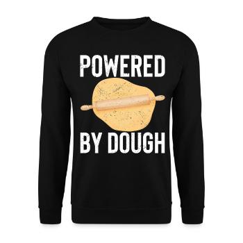 Funny bread baker - Unisex Sweatshirt - black - Front - Alina (178cm) & Michal (187cm)