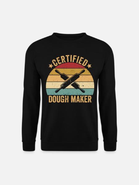 Funny bread baker - Unisex Sweatshirt - black