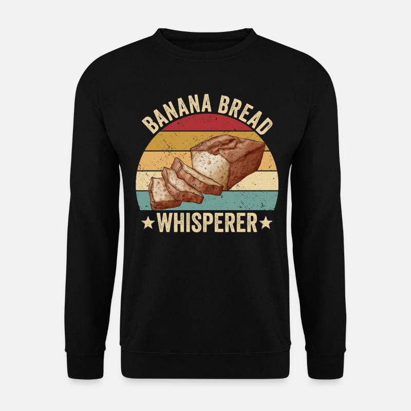 Funny bread baker - Unisex Sweatshirt - black