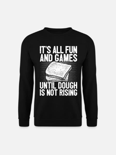 Funny bread baker - Unisex Sweatshirt - black