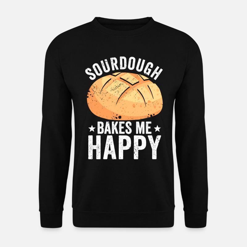 Funny bread baker - Unisex Sweatshirt - black