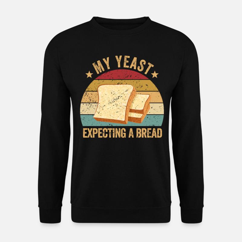 Funny bread baker - Unisex Sweatshirt - black