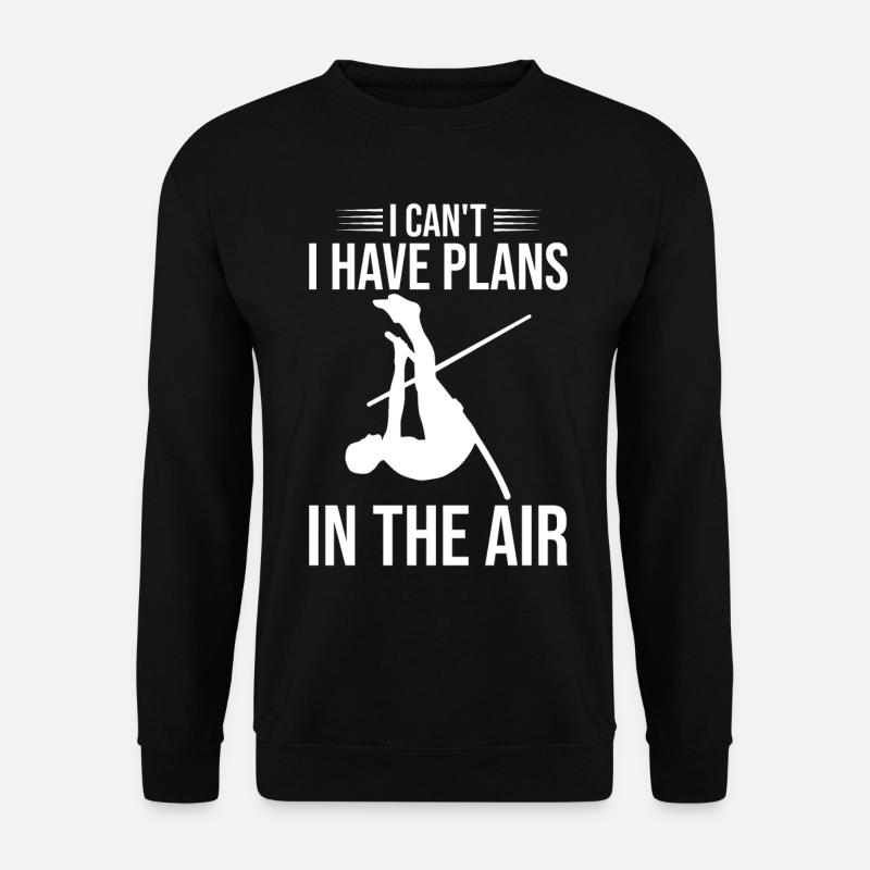 Lustiger Stabhochsprung - Unisex Pullover - Schwarz